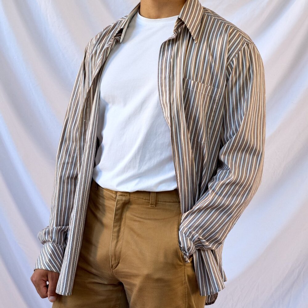 Multicoloured striped shirt